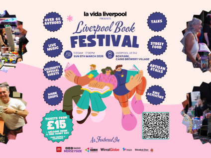 Liverpool Book Festival 2026: literature, the city and networking at BoxPark Liverpool on 8 March